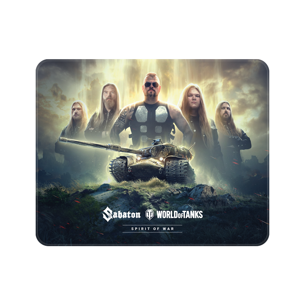 Коврик для мыши WORLD OF TANKS Sabaton Limited Edition Band, L (ВоТ Сабатон) 500 х 400 х 4 мм (FWGMPSBBAND21SD0L)
Коврик для мыши WORLD OF TANKS Sabaton Limited Edition Band, L (ВоТ Сабатон) 500 х 400 х 4 мм (FWGMPSBBAND21SD0L)