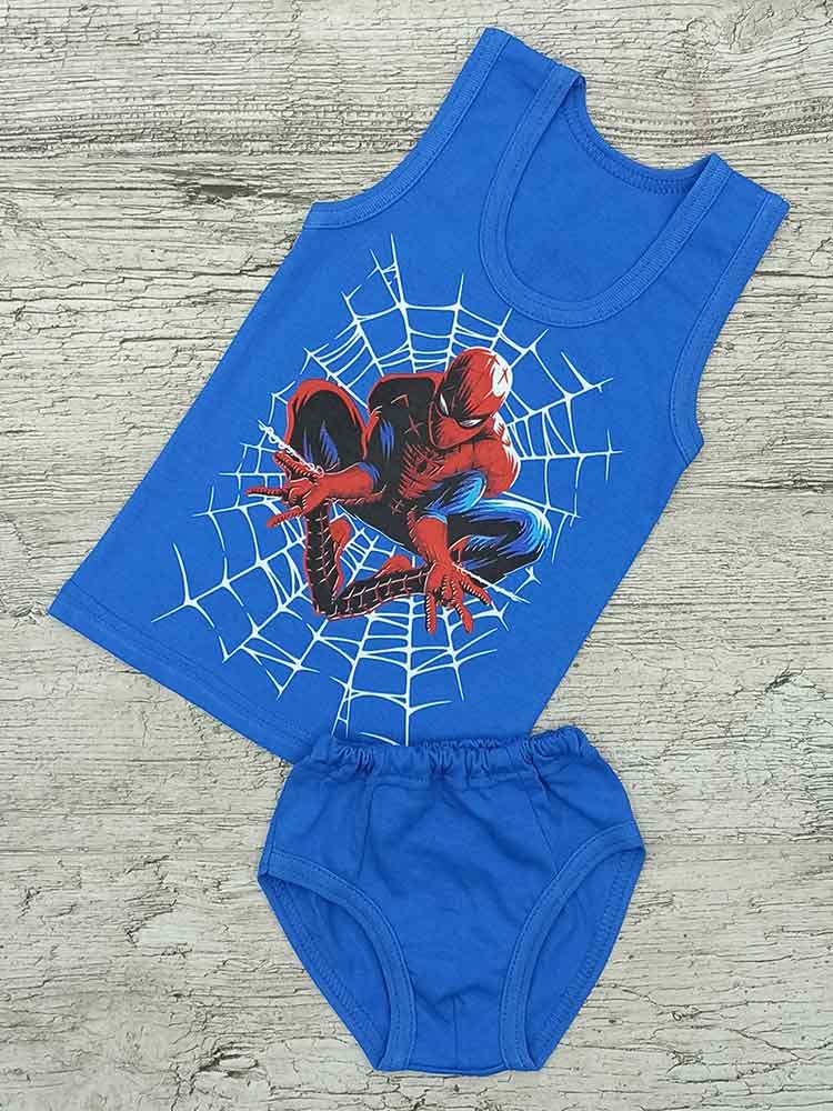 Комплект майка труси для хлопчиків джинс Spider-Man 00736, 122-134 см. (7-8 років)
Комплект майка труси для хлопчиків джинс Spider-Man 00736, 122-134 см. (7-8 років)