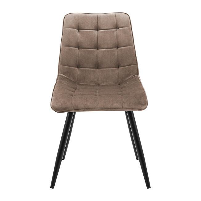 Стул мягкий велюр Richman Асти ножки черные, какао 
Стул мягкий велюр Richman Асти ножки черные, какао
