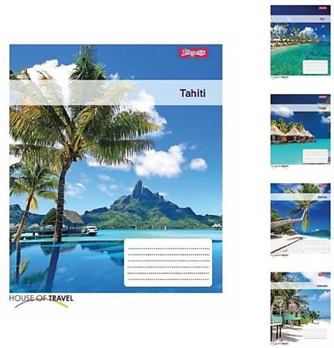 Тетрадь А5 48 листов в линию Tahiti (10 шт. в упак микс видов) 1 Вересня (765475)
Тетрадь А5 48 листов в линию Tahiti (10 шт. в упак микс видов) 1 Вересня (765475)