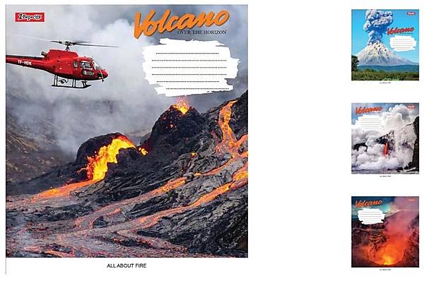 Тетрадь А5 48 листов в клетку Volcano (10 шт. в упак микс видов) 1 Вересня (765470)
Тетрадь А5 48 листов в клетку Volcano (10 шт. в упак микс видов) 1 Вересня (765470)