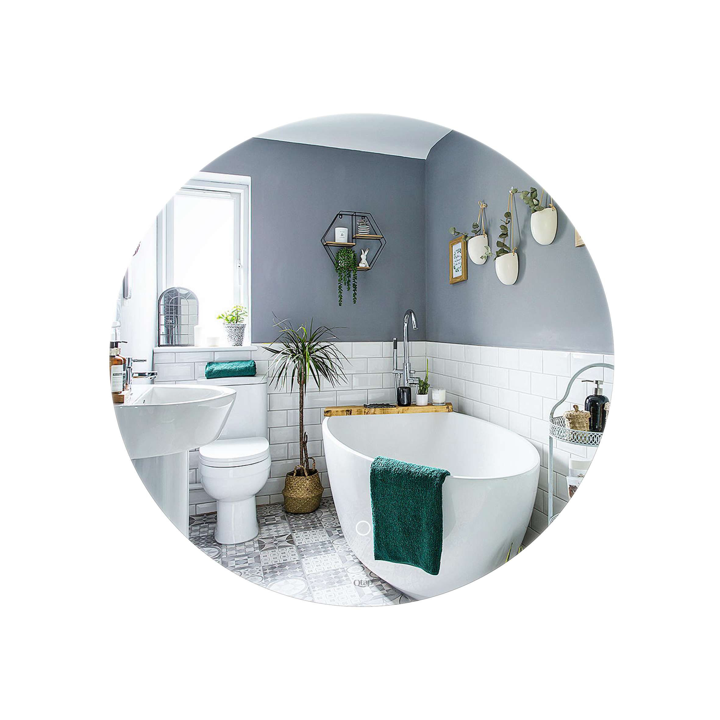 Зеркало Qtap Scorpio R590 с LED-подсветкой и антизапотеванием QT14782001W 
Зеркало Qtap Scorpio R590 с LED-подсветкой и антизапотеванием QT14782001W