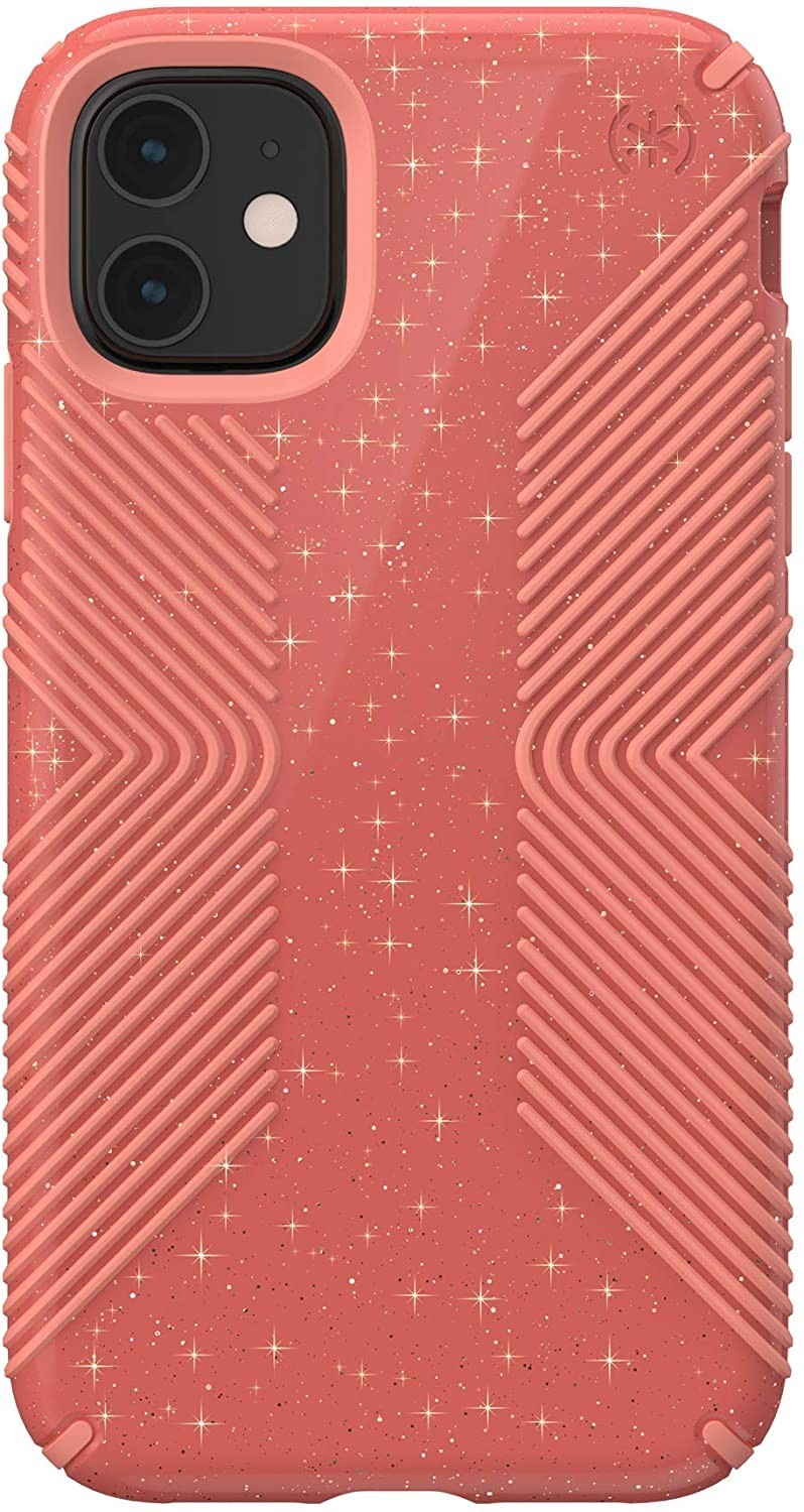 Противоударный защитный чехол бампер накладка Speck Presidio Grip + Glitter для iPhone 11 Lilypink Glitter/Papaya Pink
Противоударный защитный чехол бампер накладка Speck Presidio Grip + Glitter для iPhone 11 Lilypink Glitter/Papaya Pink