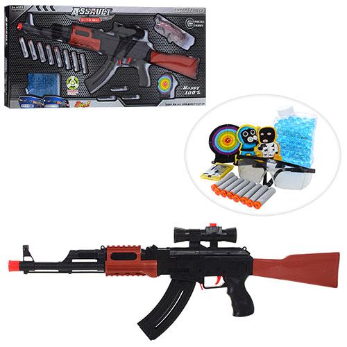 Детский игрушечный Автомат AK47-3 67 см, водяные пули, мягкие пули-присоски 8 шт, очки, мишень
Детский игрушечный Автомат AK47-3 67 см, водяные пули, мягкие пули-присоски 8 шт, очки, мишень