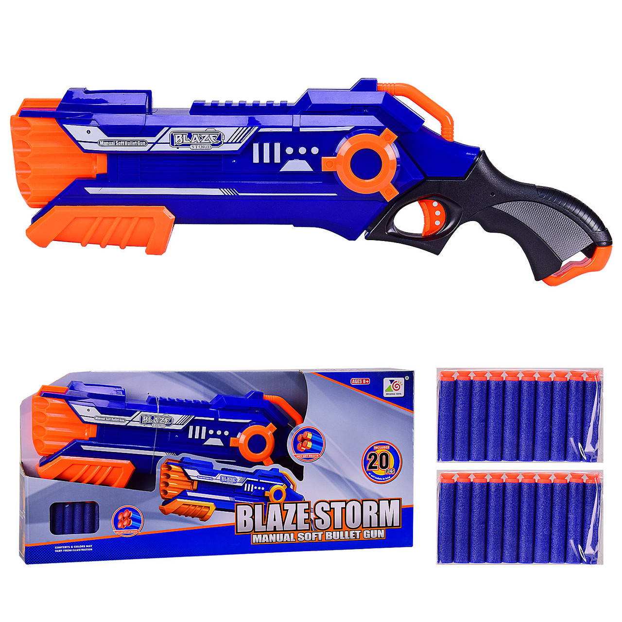 Детское игрушечное оружие Бластер 7037 стреляет поролоновыми снарядами, 20 снарядов в комплекте
Детское игрушечное оружие Бластер 7037 стреляет поролоновыми снарядами, 20 снарядов в комплекте