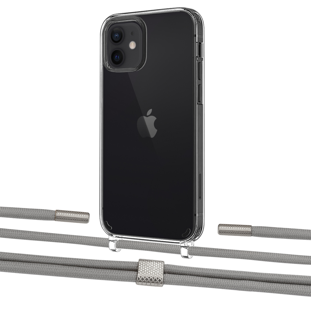 Чехол Upex Crossbody Protection Case для iPhone 12 mini Crystal with Twine Gray and Fausset Silver
Чехол Upex Crossbody Protection Case для iPhone 12 mini Crystal with Twine Gray and Fausset Silver