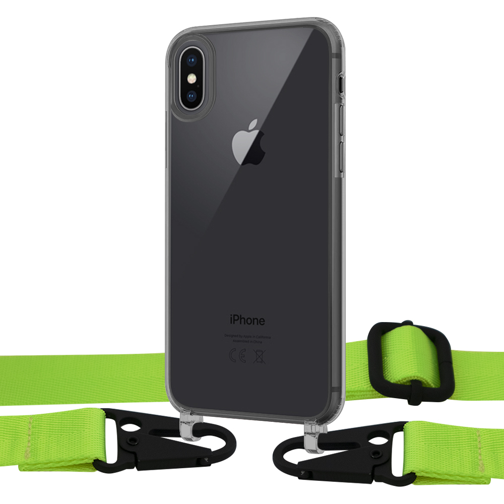Чехол Upex Crossbody Protection Case для iPhone XS | X Dark with Harness Toxic Green
Чехол Upex Crossbody Protection Case для iPhone XS | X Dark with Harness Toxic Green