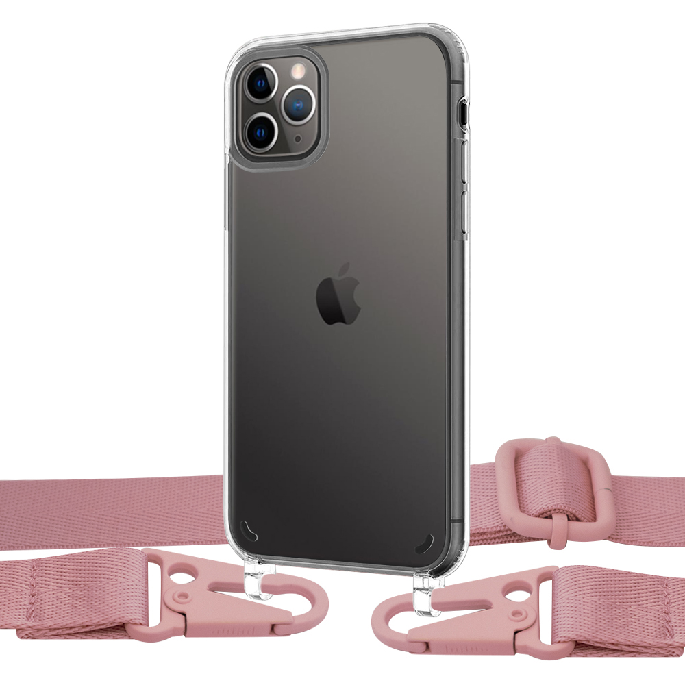 Чехол Upex Crossbody Protection Case для iPhone 11 Pro Max Crystal with Harness Pink
Чехол Upex Crossbody Protection Case для iPhone 11 Pro Max Crystal with Harness Pink