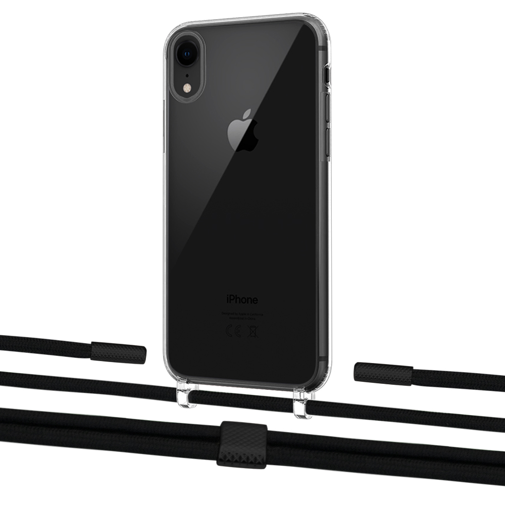 Чехол Upex Crossbody Protection Case для iPhone XR Crystal with Twine Black and Fausset Matte Black
Чехол Upex Crossbody Protection Case для iPhone XR Crystal with Twine Black and Fausset Matte Black