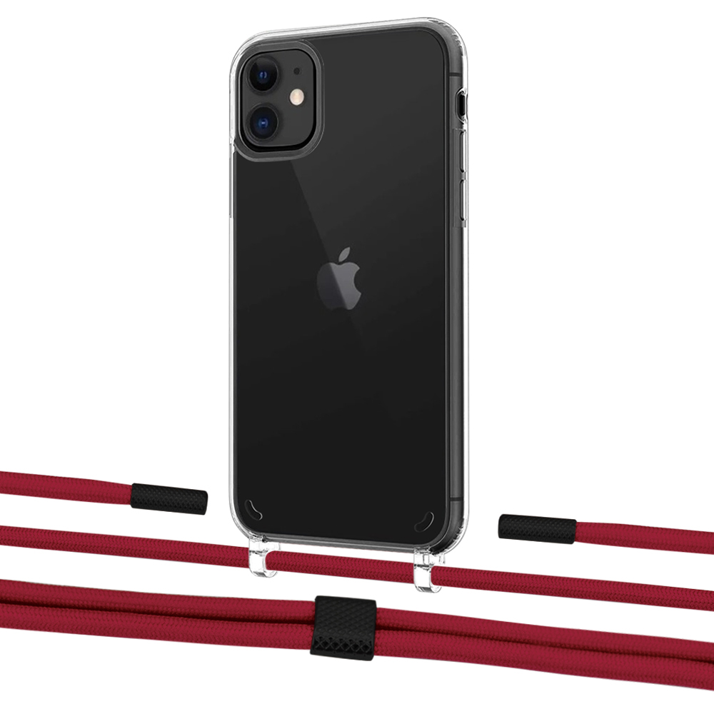 Чехол Upex Crossbody Protection Case для iPhone 11 Crystal with Twine Red and Fausset Matte Black
Чехол Upex Crossbody Protection Case для iPhone 11 Crystal with Twine Red and Fausset Matte Black