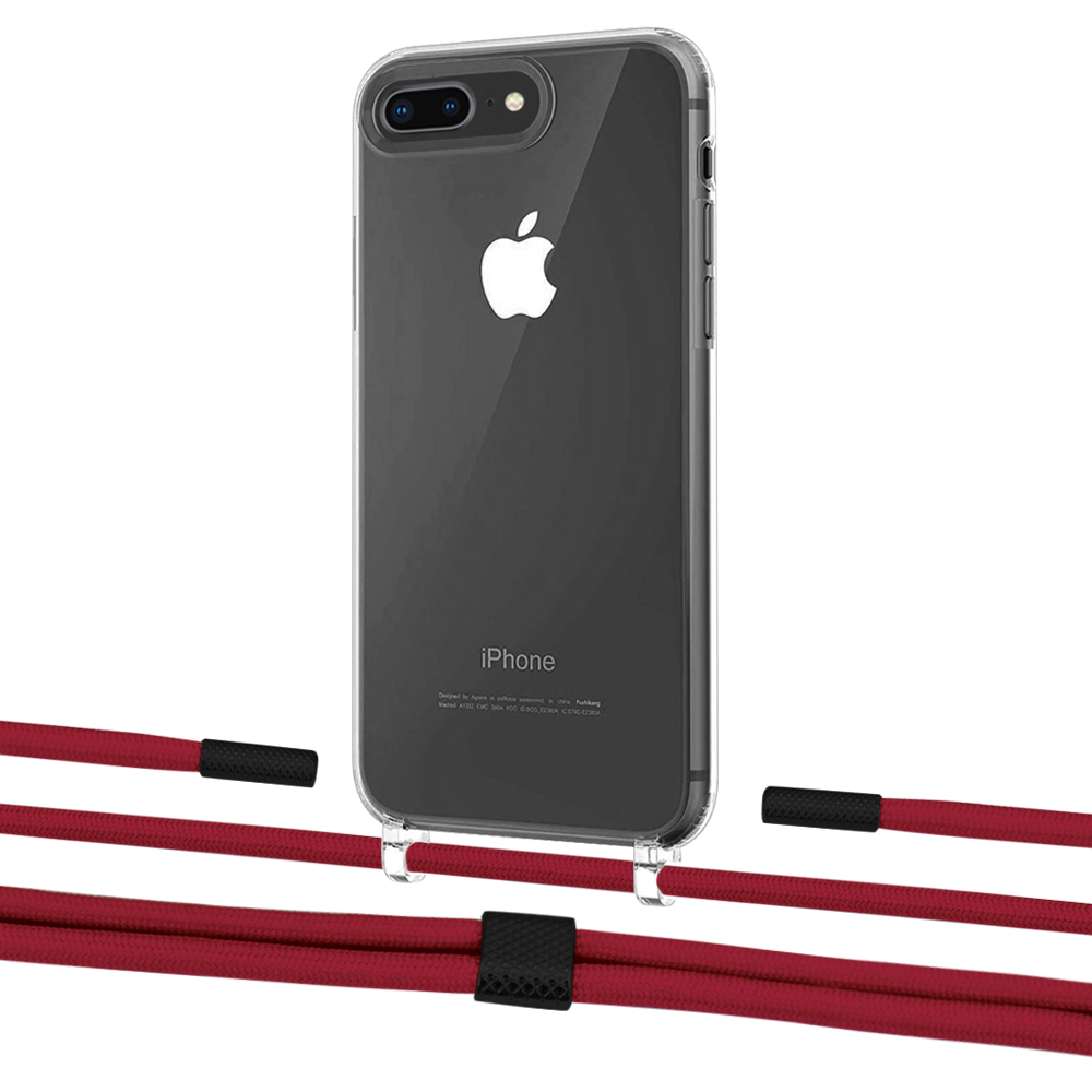Чехол Upex Crossbody Protection Case для iPhone 8 Plus | 7 Plus Crystal with Twine Red and Fausset Matte Black
Чехол Upex Crossbody Protection Case для iPhone 8 Plus | 7 Plus Crystal with Twine Red and Fausset Matte Black