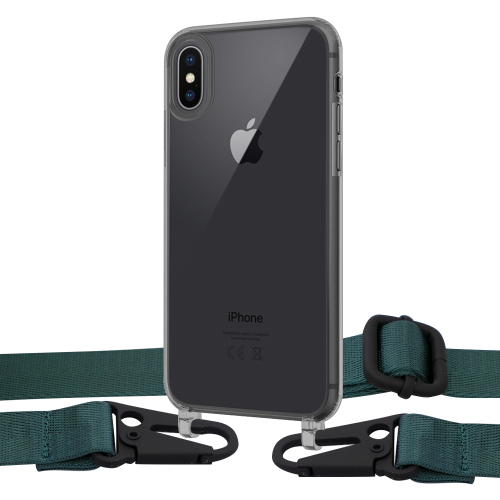Чехол Upex Crossbody Protection Case для iPhone XS Max Dark with Harness Cyprus Green
Чехол Upex Crossbody Protection Case для iPhone XS Max Dark with Harness Cyprus Green