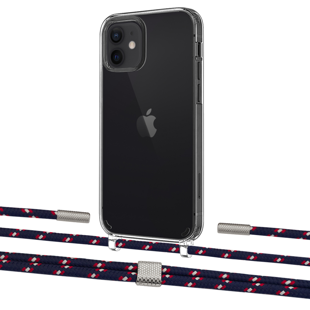 Чехол Upex Crossbody Protection Case для iPhone 12 | 12 Pro Crystal with Twine Blue Marine and Fausset Silver
Чехол Upex Crossbody Protection Case для iPhone 12 | 12 Pro Crystal with Twine Blue Marine and Fausset Silver