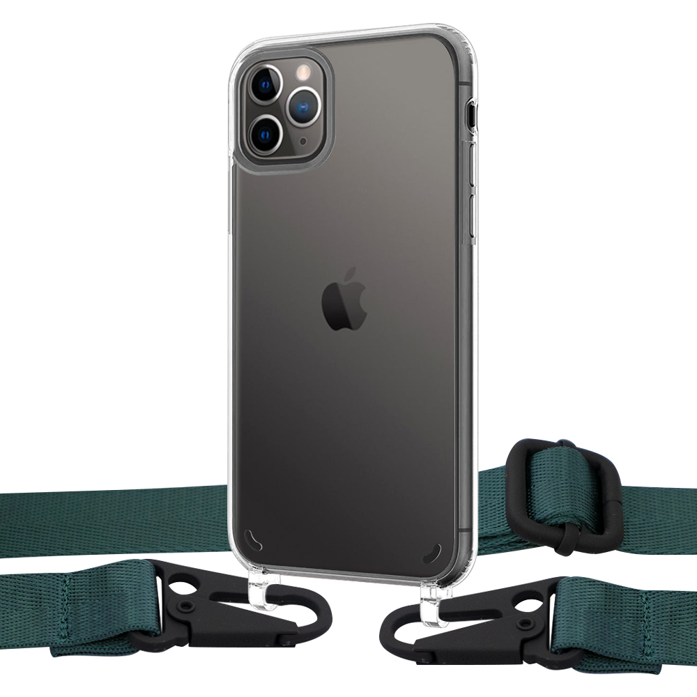 Чехол Upex Crossbody Protection Case для iPhone 11 Pro Max Crystal with Harness Cyprus Green
Чехол Upex Crossbody Protection Case для iPhone 11 Pro Max Crystal with Harness Cyprus Green