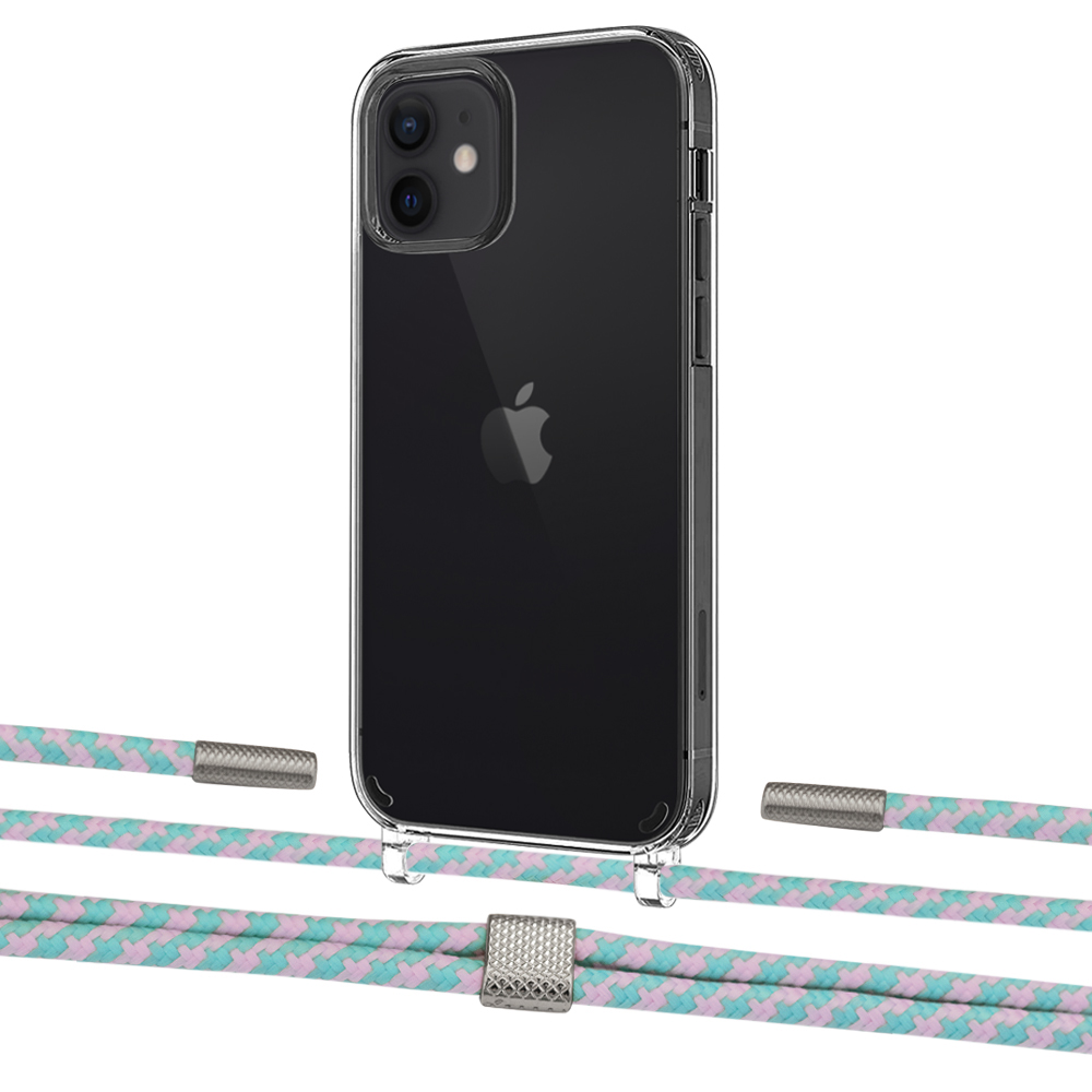 Чехол Upex Crossbody Protection Case для iPhone 12 mini Crystal with Twine Turquoise and Fausset Silver
Чехол Upex Crossbody Protection Case для iPhone 12 mini Crystal with Twine Turquoise and Fausset Silver