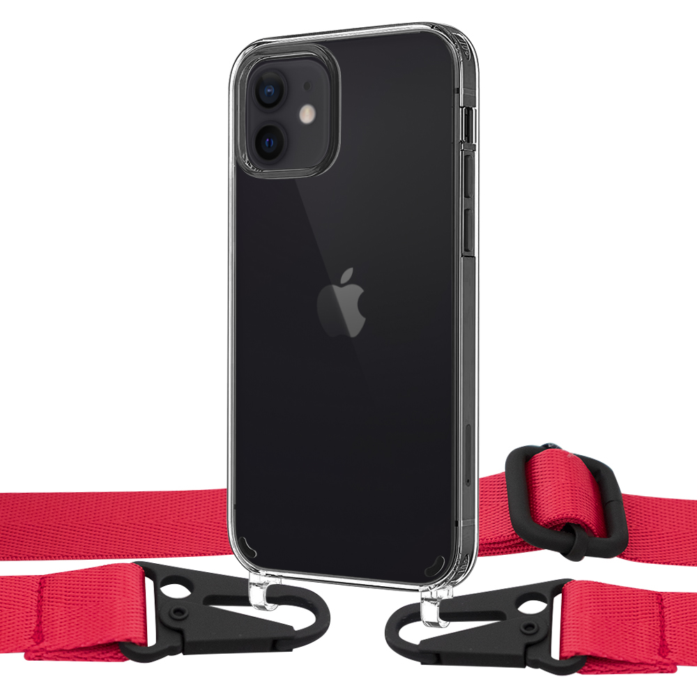 Чехол Upex Crossbody Protection Case для iPhone 12 | 12 Pro Crystal with Harness Red
Чехол Upex Crossbody Protection Case для iPhone 12 | 12 Pro Crystal with Harness Red