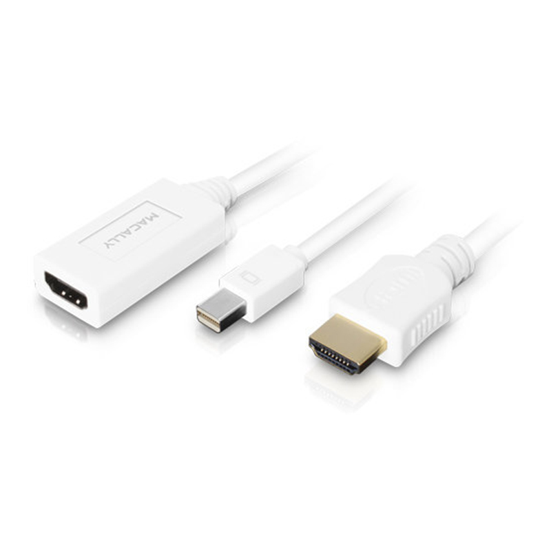 Адаптер Macally Mini DisplayPort to HDMI 4K with HDMI cable 180 cm White (MD-HD6C-4K)
Адаптер Macally Mini DisplayPort to HDMI 4K with HDMI cable 180 cm White (MD-HD6C-4K)