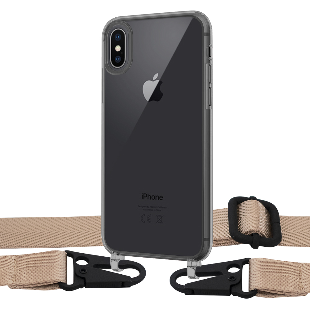 Чехол Upex Crossbody Protection Case для iPhone XS Max Dark with Harness Champagne
Чехол Upex Crossbody Protection Case для iPhone XS Max Dark with Harness Champagne