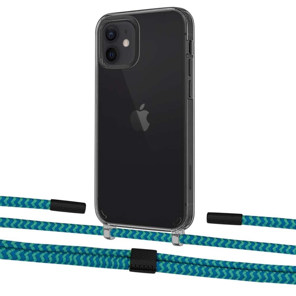 Чехол Upex Crossbody Protection Case для iPhone 12 mini Dark with Twine Cyan and Fausset Matte Black
Чехол Upex Crossbody Protection Case для iPhone 12 mini Dark with Twine Cyan and Fausset Matte Black