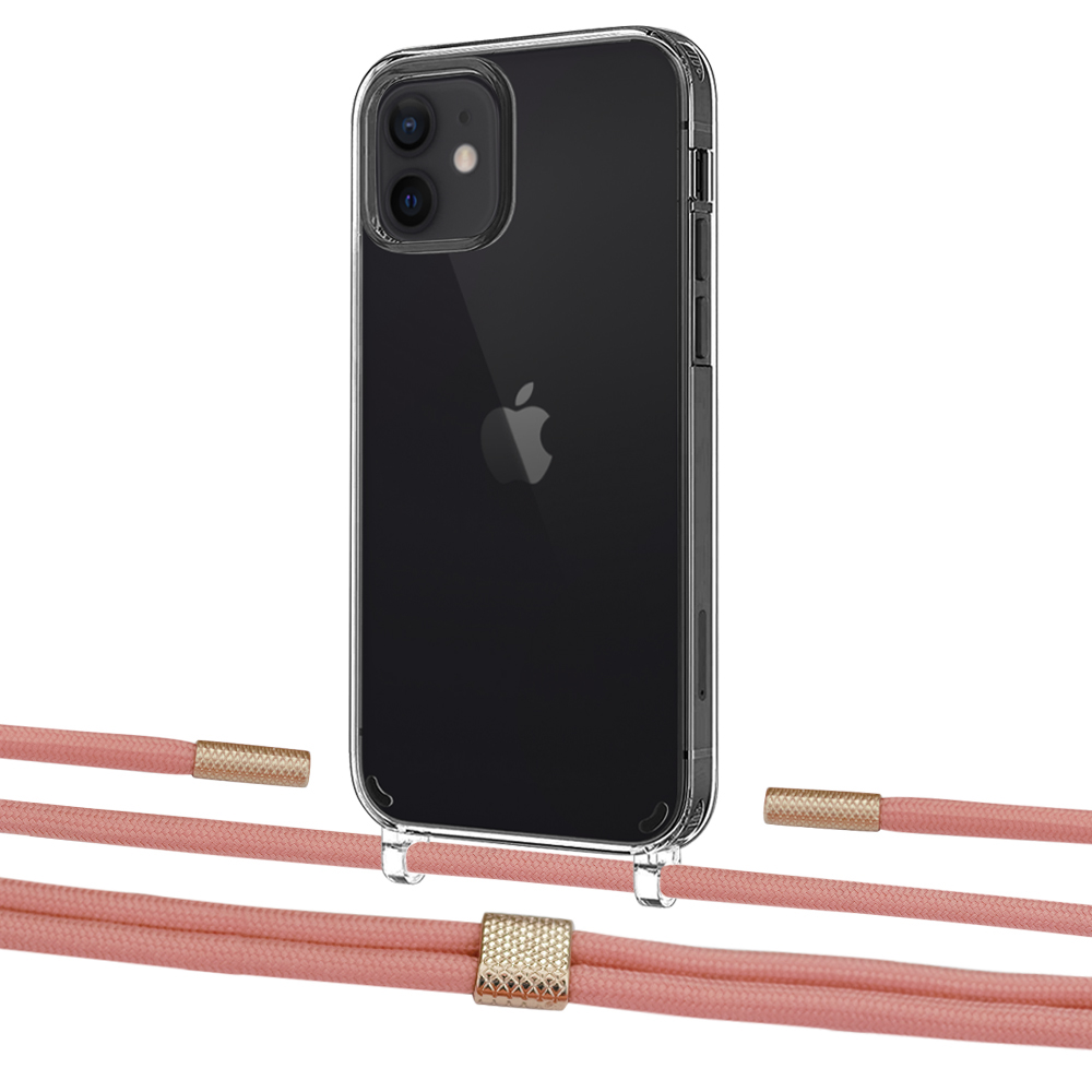 Чехол Upex Crossbody Protection Case для iPhone 12 mini Crystal with Twine Cantaloupe and Fausset Gold
Чехол Upex Crossbody Protection Case для iPhone 12 mini Crystal with Twine Cantaloupe and Fausset Gold