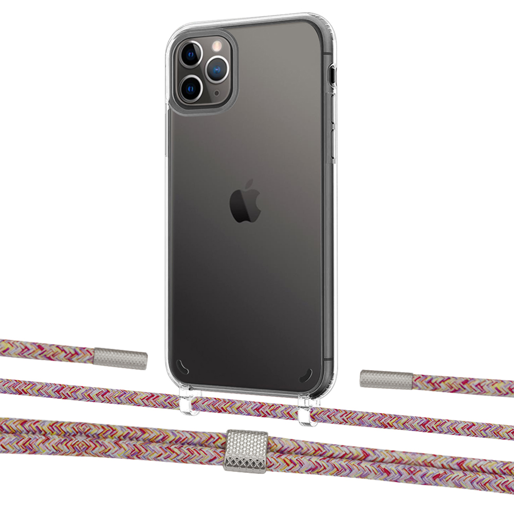 Чехол Upex Crossbody Protection Case для iPhone 11 Pro Crystal with Twine Mulberry and Fausset Silver
Чехол Upex Crossbody Protection Case для iPhone 11 Pro Crystal with Twine Mulberry and Fausset Silver