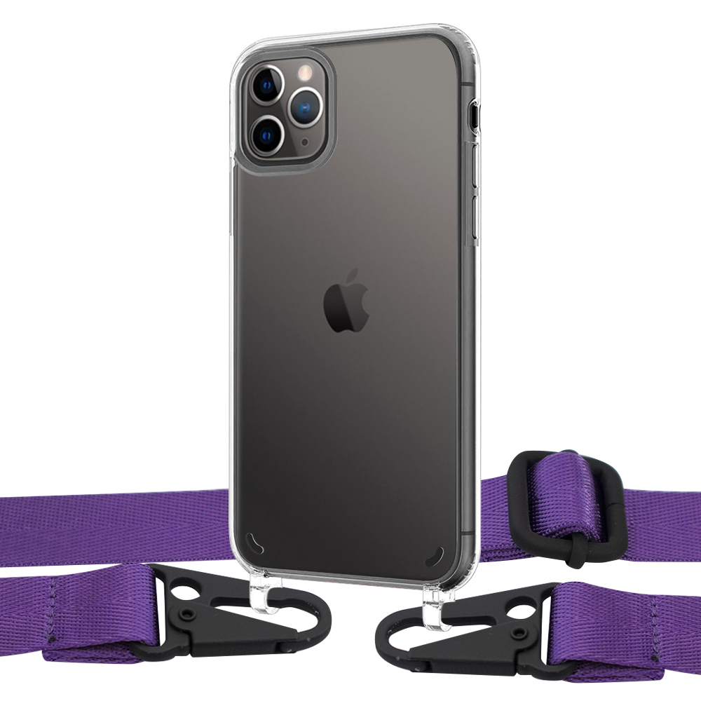 Чехол Upex Crossbody Protection Case для iPhone 11 Pro Max Crystal with Harness Ultra Vionet
Чехол Upex Crossbody Protection Case для iPhone 11 Pro Max Crystal with Harness Ultra Vionet