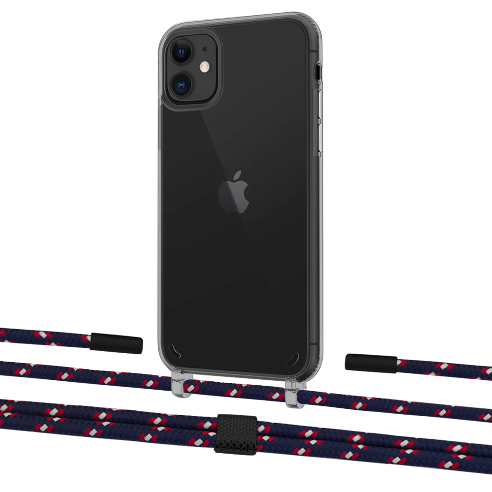 Чехол Upex Crossbody Protection Case для iPhone 11 Dark with Twine Blue Marine and Fausset Matte Black
Чехол Upex Crossbody Protection Case для iPhone 11 Dark with Twine Blue Marine and Fausset Matte Black
