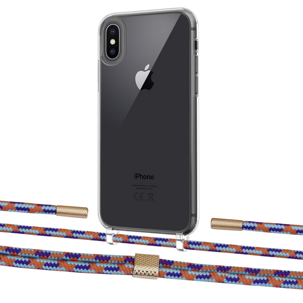 Чехол Upex Crossbody Protection Case для iPhone XS | X Crystal with Twine Blue Sunset and Fausset Gold
Чехол Upex Crossbody Protection Case для iPhone XS | X Crystal with Twine Blue Sunset and Fausset Gold