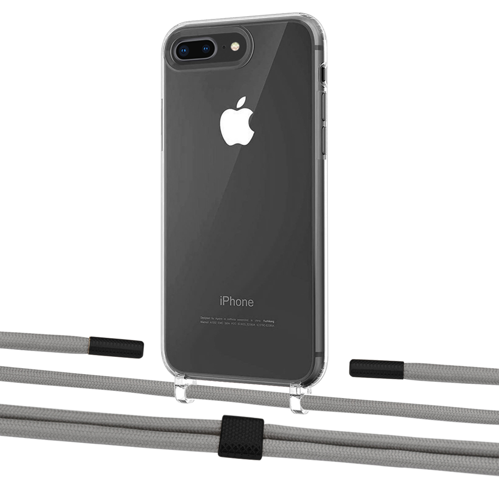 Чехол Upex Crossbody Protection Case для iPhone 8 Plus | 7 Plus Crystal with Twine Gray and Fausset Matte Black
Чехол Upex Crossbody Protection Case для iPhone 8 Plus | 7 Plus Crystal with Twine Gray and Fausset Matte Black