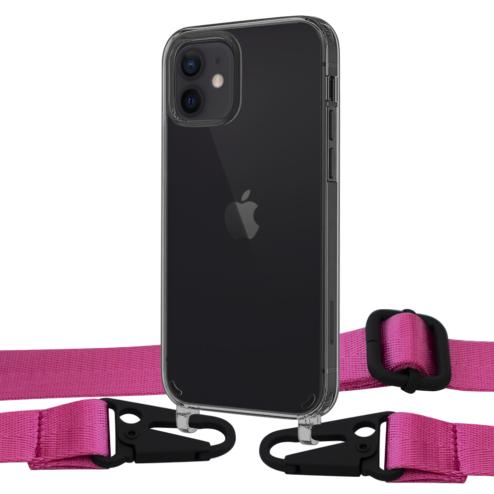 Чехол Upex Crossbody Protection Case для iPhone 12 | 12 Pro Dark with Harness Magenta
Чехол Upex Crossbody Protection Case для iPhone 12 | 12 Pro Dark with Harness Magenta