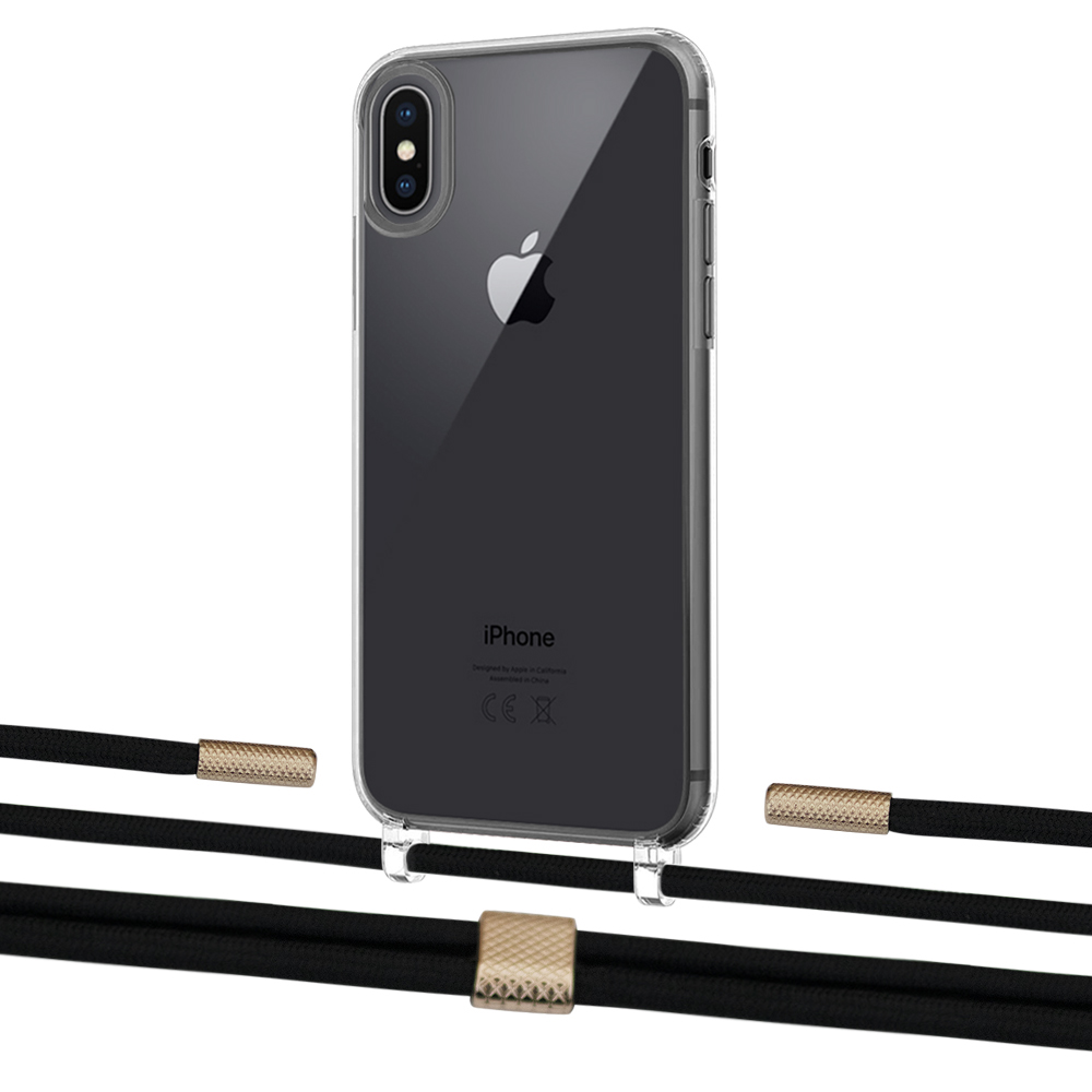 Чехол Upex Crossbody Protection Case для iPhone XS Max Crystal with Twine Black and Fausset Gold
Чехол Upex Crossbody Protection Case для iPhone XS Max Crystal with Twine Black and Fausset Gold