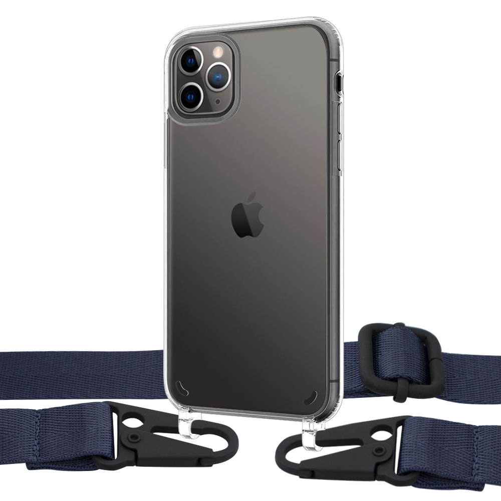 Чехол Upex Crossbody Protection Case для iPhone 11 Pro Max Crystal with Harness Deep Navy
Чехол Upex Crossbody Protection Case для iPhone 11 Pro Max Crystal with Harness Deep Navy