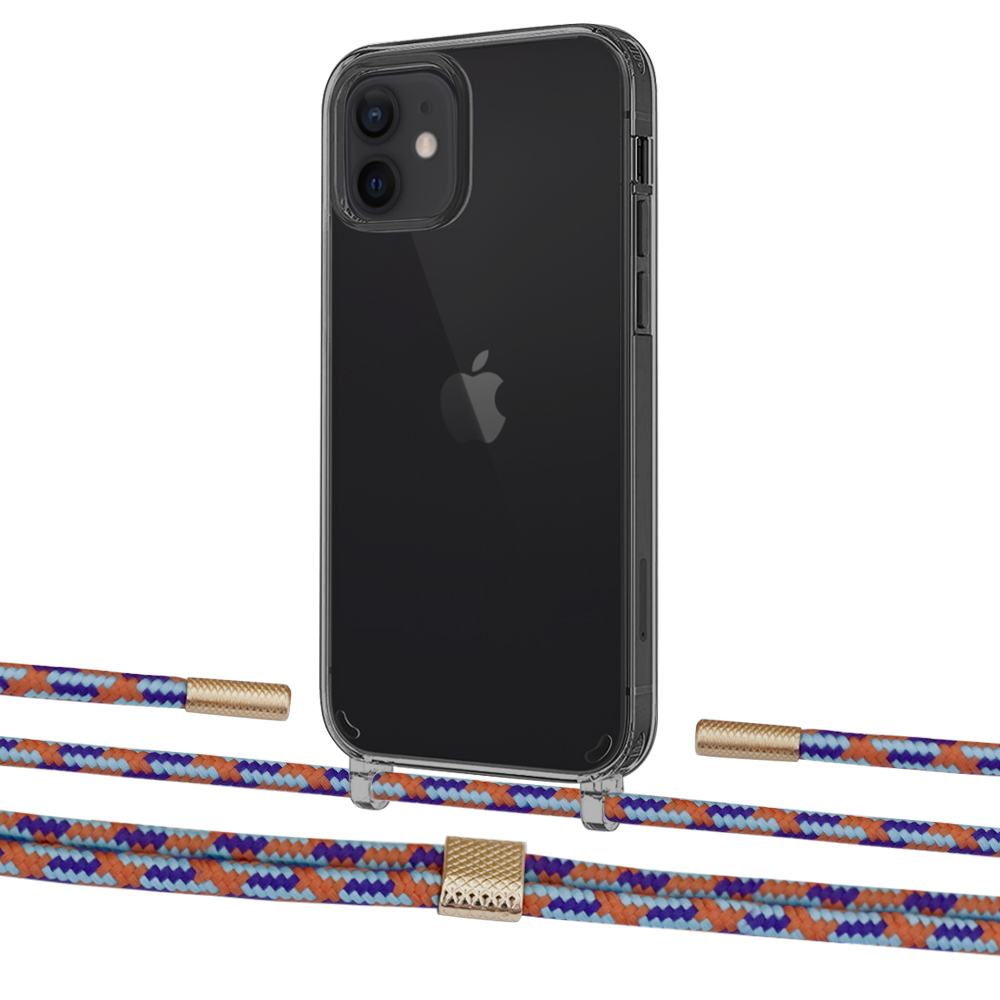Чехол Upex Crossbody Protection Case для iPhone 12 mini Dark with Twine Blue Sunset and Fausset Gold
Чехол Upex Crossbody Protection Case для iPhone 12 mini Dark with Twine Blue Sunset and Fausset Gold
