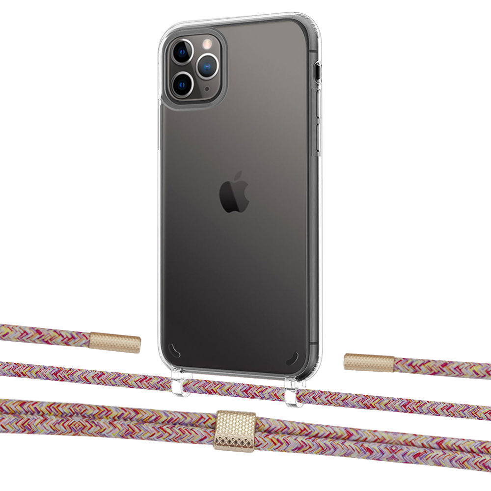 Чехол Upex Crossbody Protection Case для iPhone 11 Pro Crystal with Twine Mulberry and Fausset Gold
Чехол Upex Crossbody Protection Case для iPhone 11 Pro Crystal with Twine Mulberry and Fausset Gold