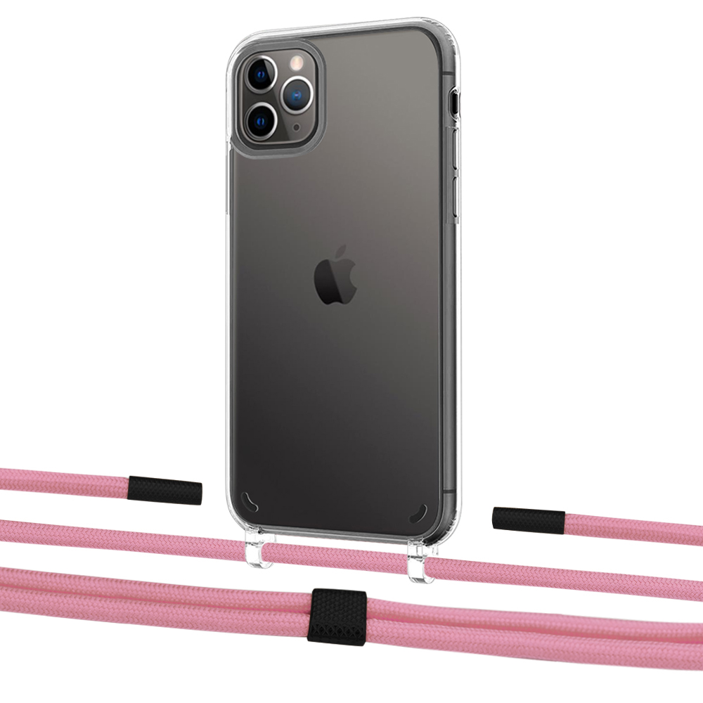 Чехол Upex Crossbody Protection Case для iPhone 11 Pro Crystal with Twine Coral and Fausset Matte Black
Чехол Upex Crossbody Protection Case для iPhone 11 Pro Crystal with Twine Coral and Fausset Matte Black