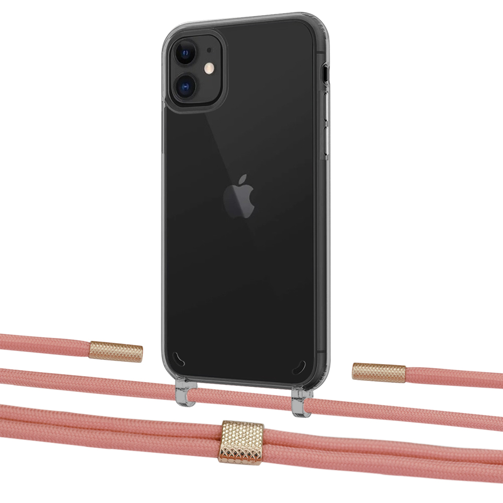 Чехол Upex Crossbody Protection Case для iPhone 11 Dark with Twine Cantaloupe and Fausset Gold
Чехол Upex Crossbody Protection Case для iPhone 11 Dark with Twine Cantaloupe and Fausset Gold