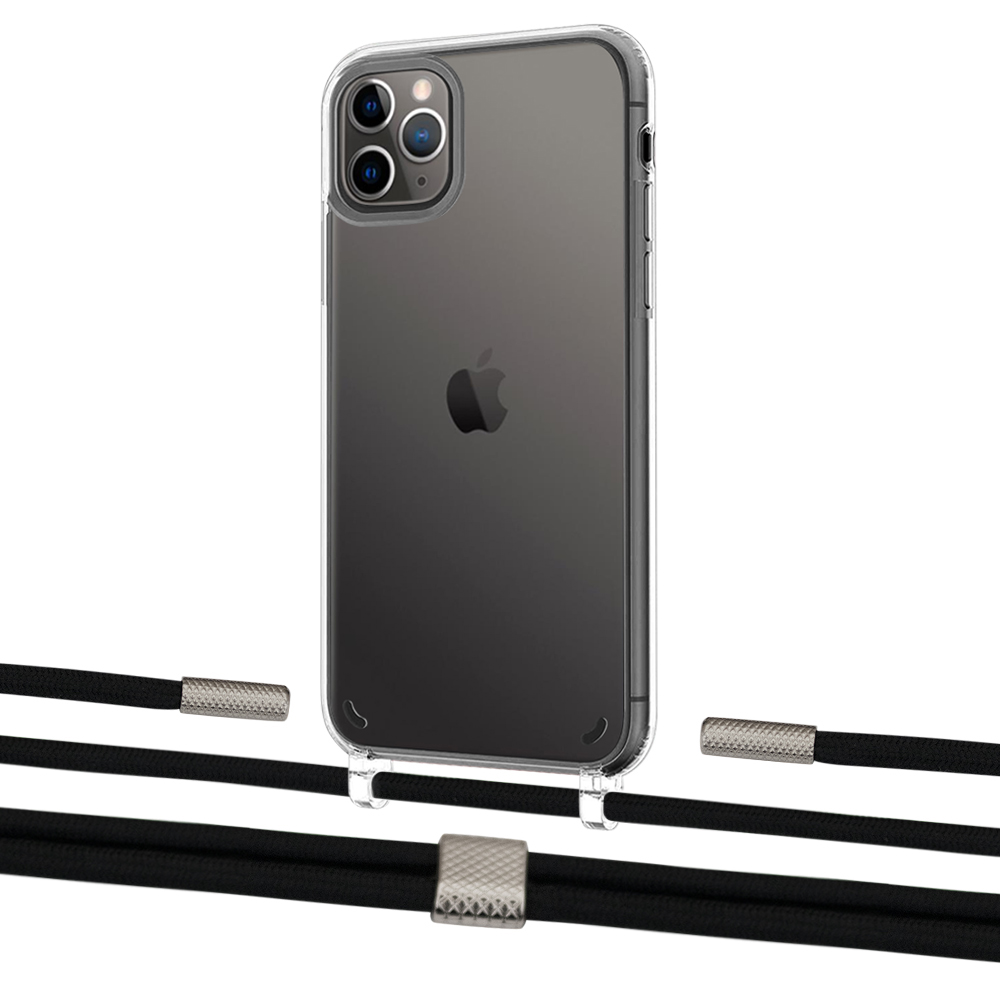 Чехол Upex Crossbody Protection Case для iPhone 11 Pro Crystal with Twine Black and Fausset Silver
Чехол Upex Crossbody Protection Case для iPhone 11 Pro Crystal with Twine Black and Fausset Silver
