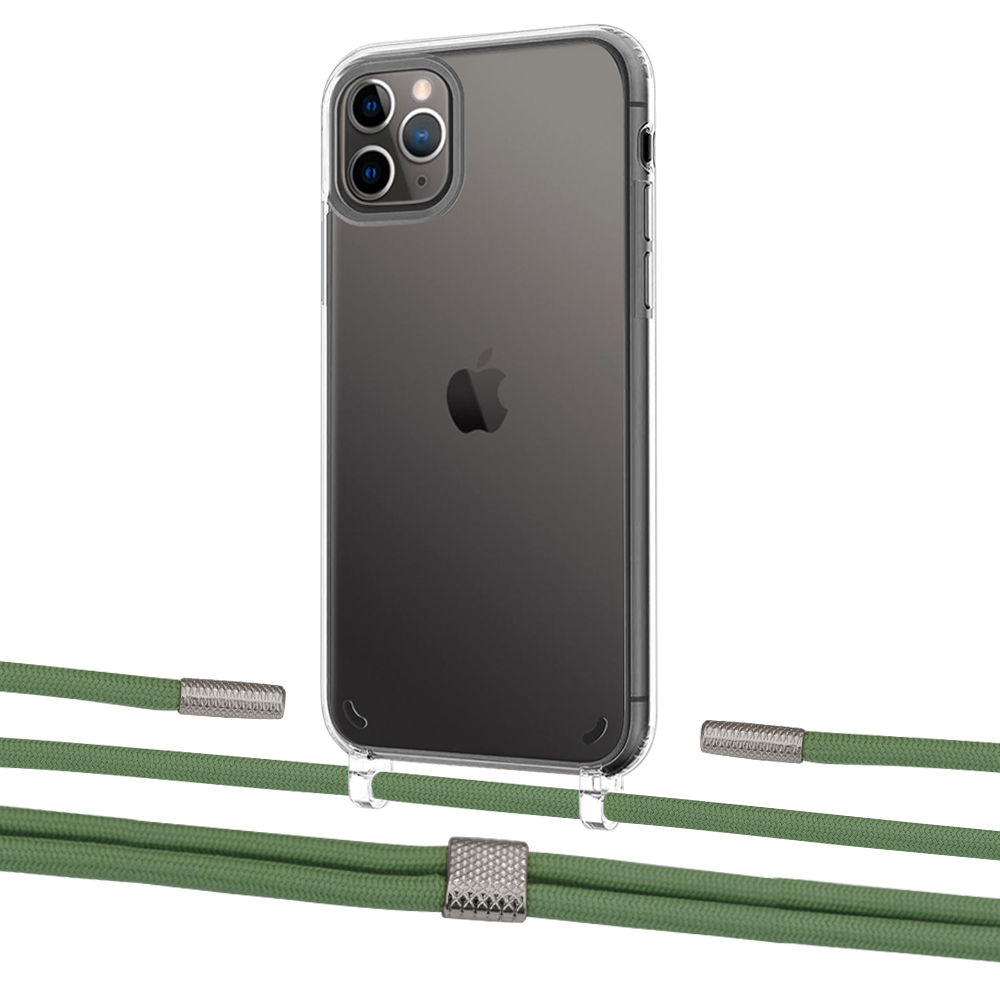 Чехол Upex Crossbody Protection Case для iPhone 11 Pro Max Crystal with Twine Mint and Fausset Silver
Чехол Upex Crossbody Protection Case для iPhone 11 Pro Max Crystal with Twine Mint and Fausset Silver