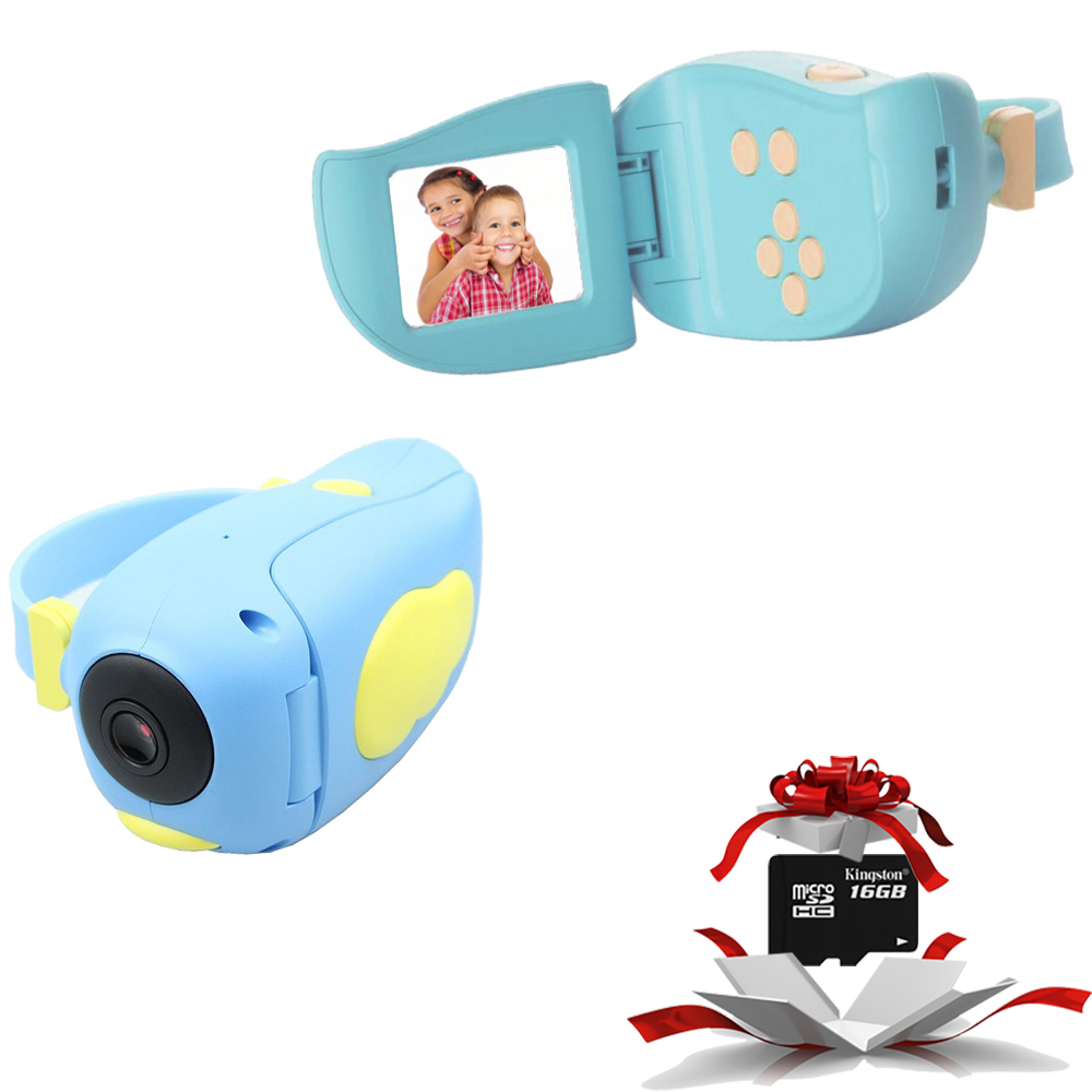 Детская цифровая мини видеокамера Smart Kids Video Camera HD DV-A100 с 2" дисплеем играми и творческой студией Синяя+ карта microSD 16Gb
Детская цифровая мини видеокамера Smart Kids Video Camera HD DV-A100 с 2" дисплеем играми и творческой студией Синяя+ карта microSD 16Gb