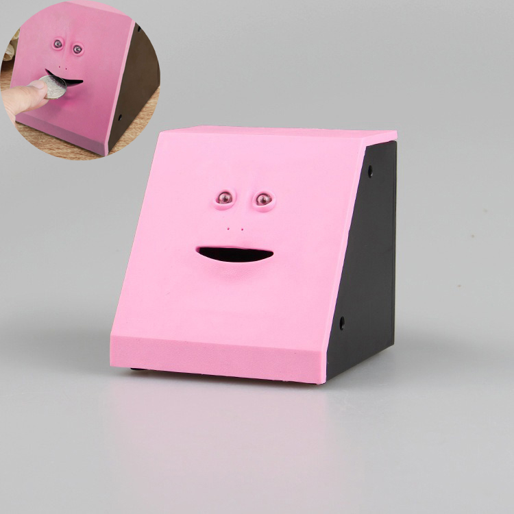 Копилка лицо Coin Hold Face Piggy Bank жующая монеты с сенсором приближения руки Розовая
Копилка лицо Coin Hold Face Piggy Bank жующая монеты с сенсором приближения руки Розовая