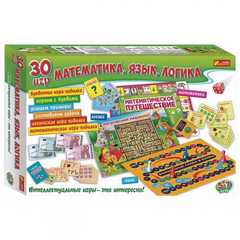 Интерактивная игра Ranok Creative Большой набор 30 игр Математика, язык, логика (12120111)
Интерактивная игра Ranok Creative Большой набор 30 игр Математика, язык, логика (12120111)