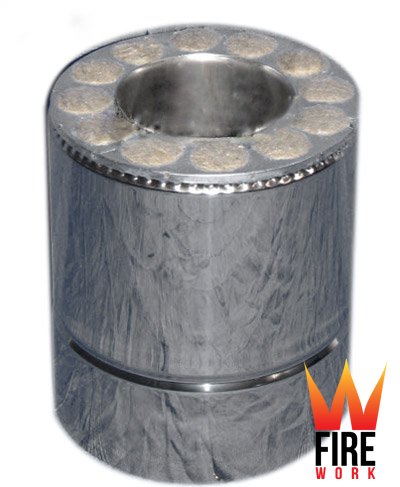 Дымоход Труба термо сауна 250мм ø160/220 Fire Work Нержавеющая сталь/Нержавеющая сталь AISI 321 1мм утепленный 
Дымоход Труба термо сауна 250мм ø160/220 Fire Work Нержавеющая сталь/Нержавеющая сталь AISI 321 1мм утепленный