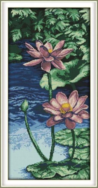 Набор для вышивания по нанесённой на канву схеме "Purple lotus".AIDA 14CT printed , 32*61 см
Набор для вышивания по нанесённой на канву схеме "Purple lotus".AIDA 14CT printed , 32*61 см