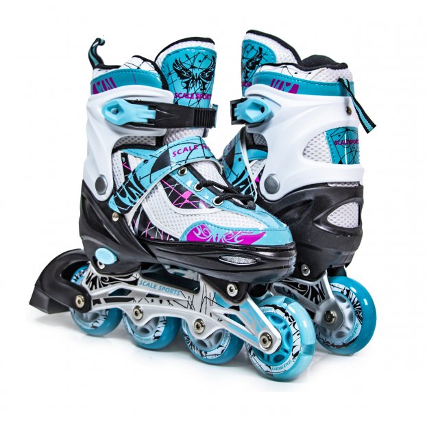 Детские ролики раздвижные Space Sport ABEC-7 82A Бирюзовые размер 29-33 (DP-734418881)
Детские ролики раздвижные Space Sport ABEC-7 82A Бирюзовые размер 29-33 (DP-734418881)