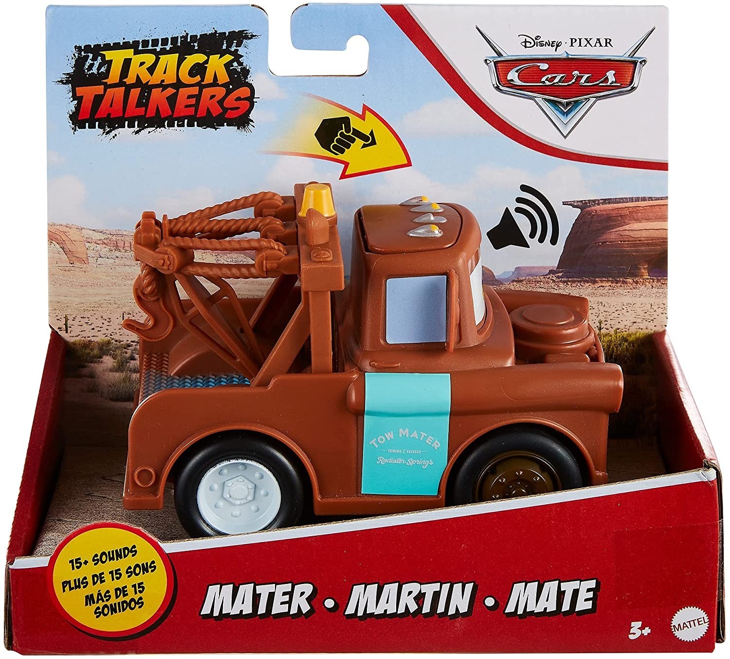 Машинка Тачки 3 Mattel Disney Pixar Cars Track Talkers Mater Мэтр с звуковым эффектом (GTK89)
Машинка Тачки 3 Mattel Disney Pixar Cars Track Talkers Mater Мэтр с звуковым эффектом (GTK89)