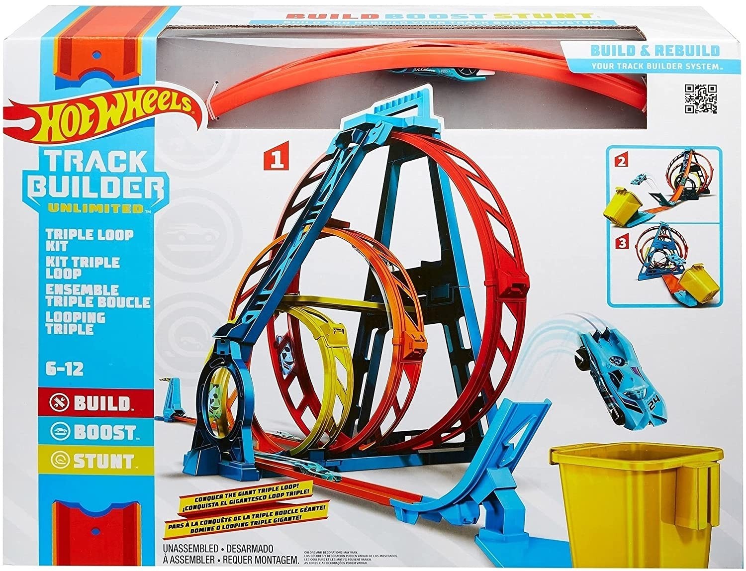Трек Hot Wheels Track Builder Unlimited Triple Loop Kit Тройная петля Хот Вилс
Трек Hot Wheels Track Builder Unlimited Triple Loop Kit Тройная петля Хот Вилс