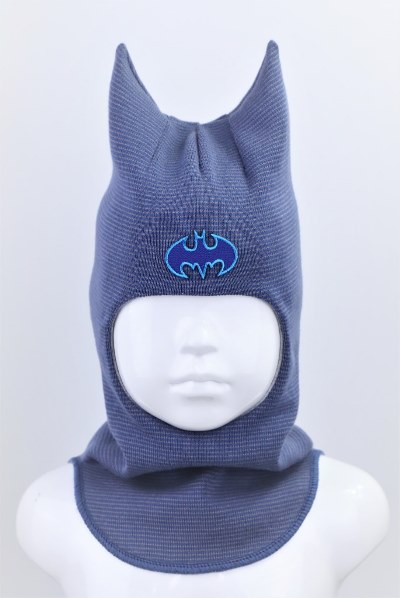 Шапка-шлем детский для мальчика Beezy весна - осень 1717-39-20 модель Бэтмен р. 1 (47-49 см)
Шапка-шлем детский для мальчика Beezy весна - осень 1717-39-20 модель Бэтмен р. 1 (47-49 см)