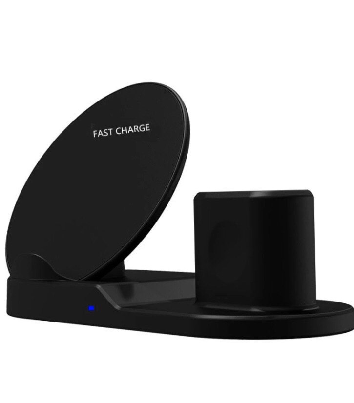 Беспроводное зарядное устройство док-станция 3 в 1 Barch Fast Charger + Apple Watch + AirPods Black
Беспроводное зарядное устройство док-станция 3 в 1 Barch Fast Charger + Apple Watch + AirPods Black