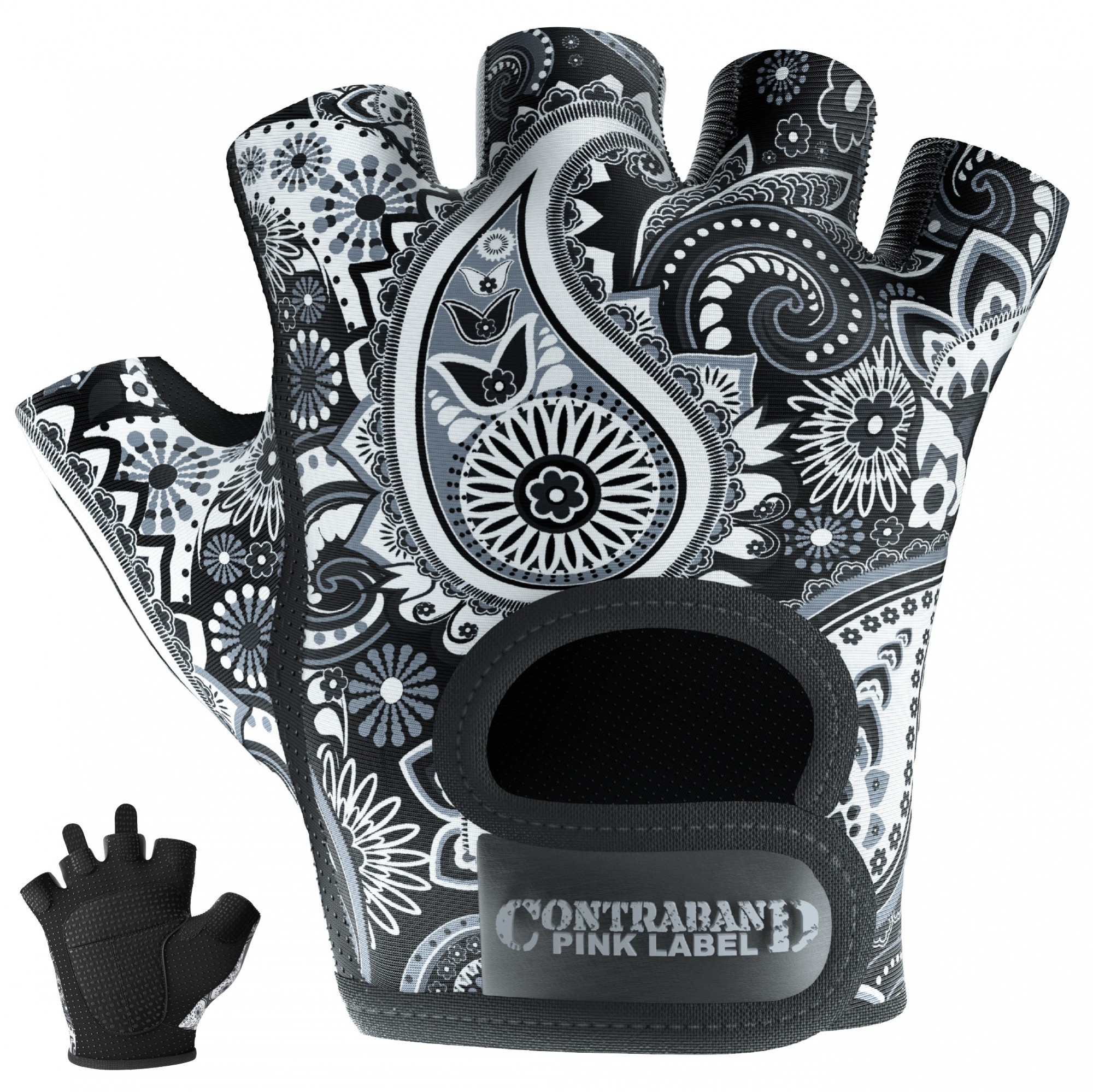 Женские перчатки для фитнеса Contraband Pink Label 5387 Paisley Print Gloves (Серый S)
Женские перчатки для фитнеса Contraband Pink Label 5387 Paisley Print Gloves (Серый S)