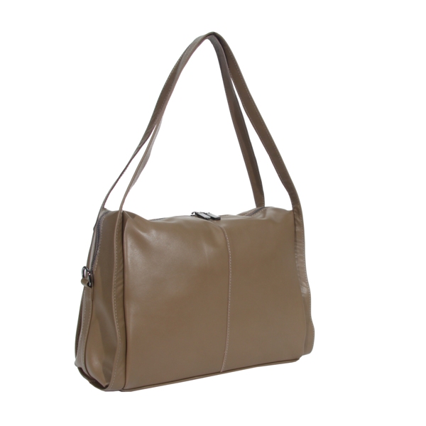 Женская кожаная сумка 2535 бежевая 
Женская кожаная сумка 2535 бежевая